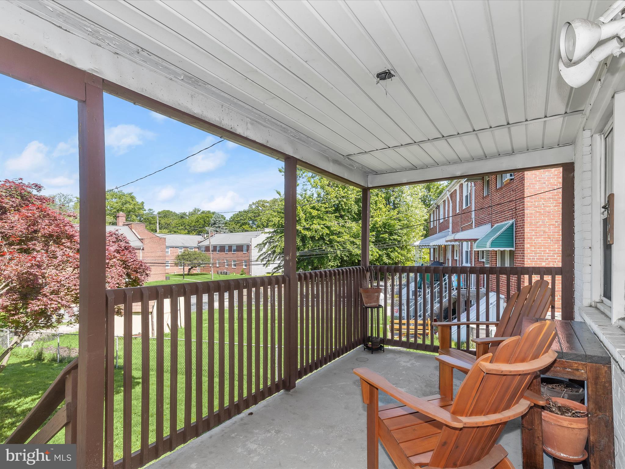 8372 Hillendale Road Parkville, MD 21234 - Photo 35 of 56 Covered Rear Porch