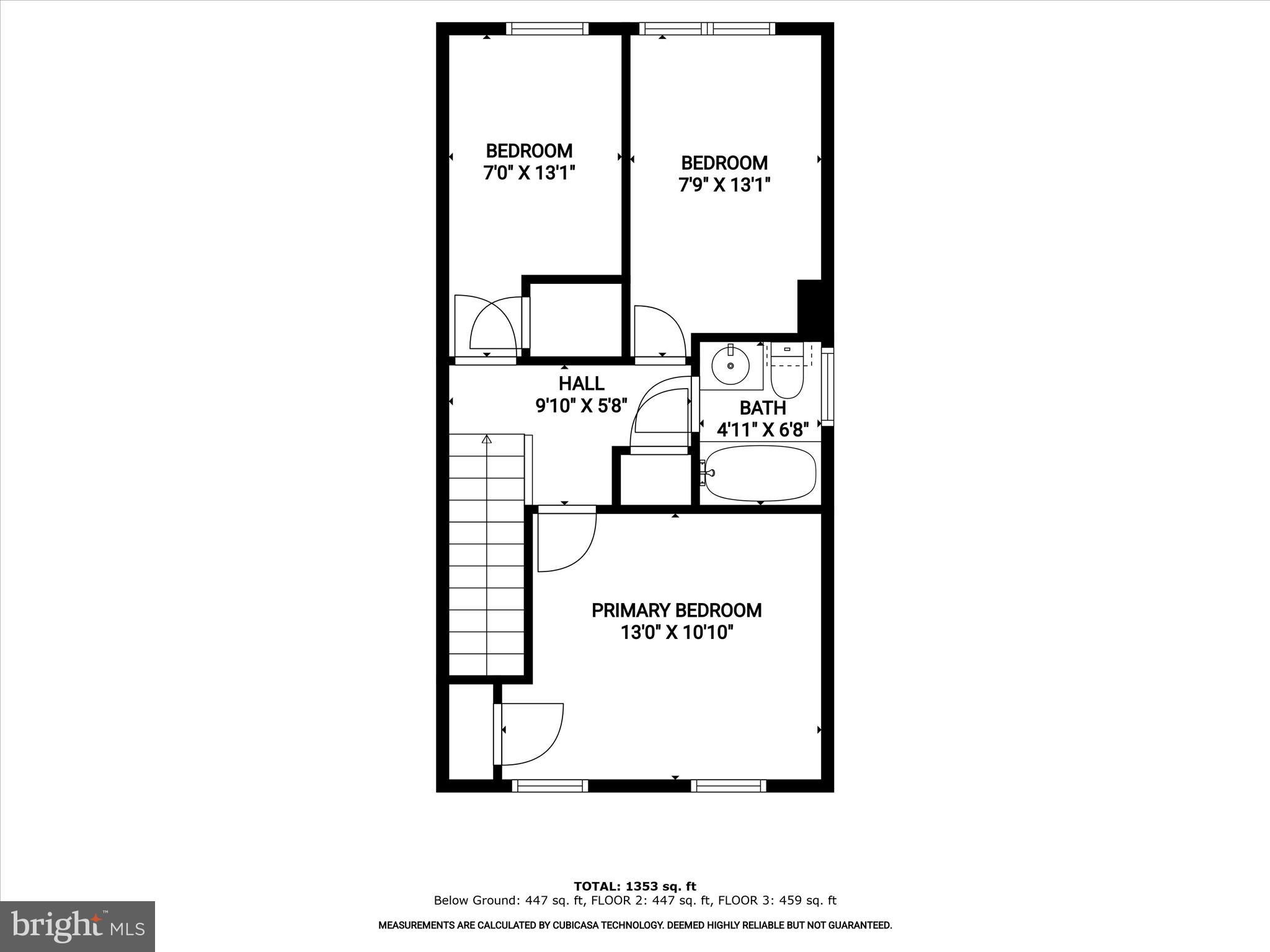 8372 Hillendale Road Parkville, MD 21234 - Photo 54 of 56 Upper Level Floor Plan