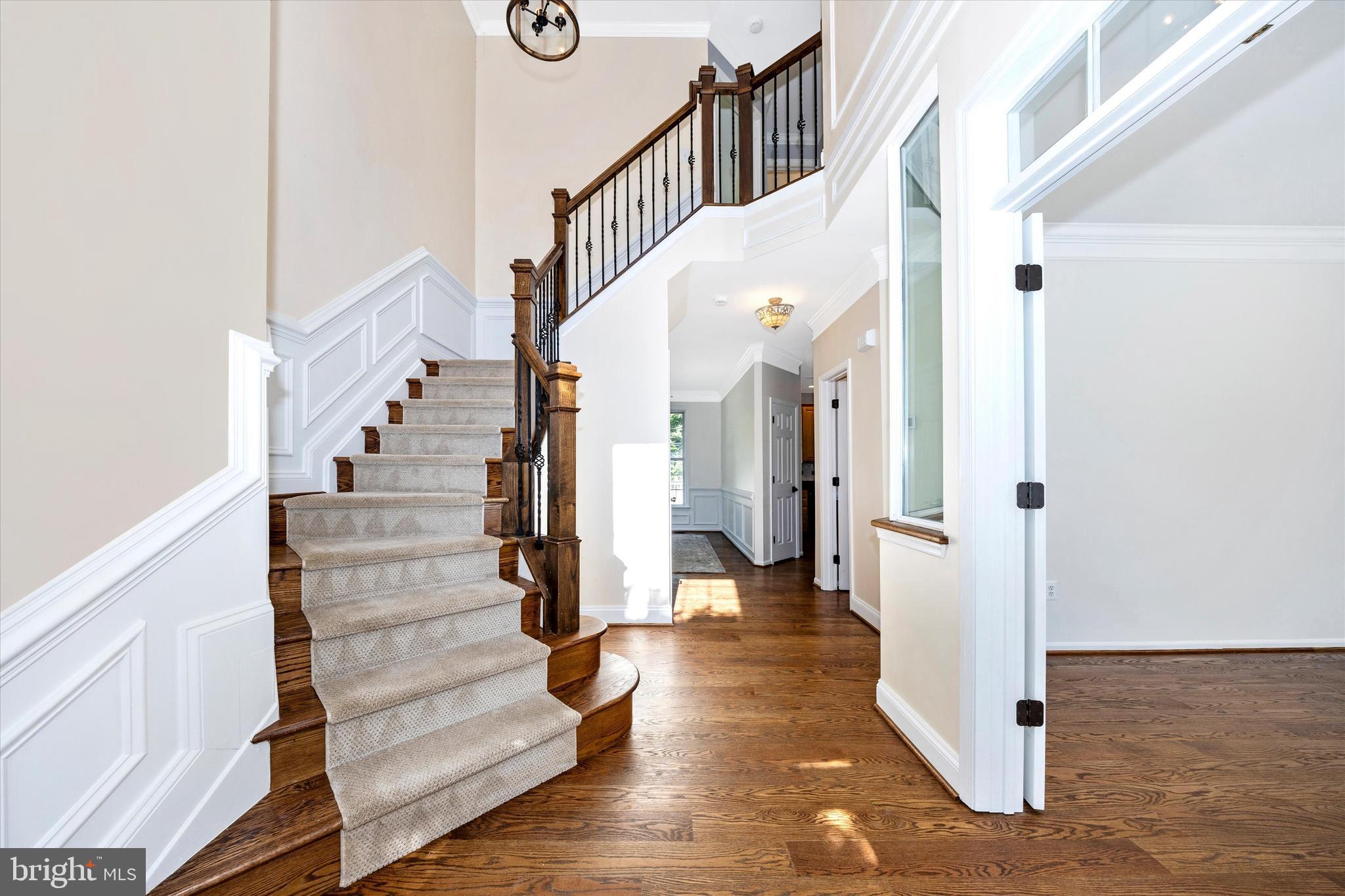 803 Apache Court Frederick, MD 21701 - Photo 3 of 46 a view of entryway and hall with wooden floor