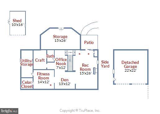 4326 Lineboro Road Manchester, PA 21102 - Photo 46 of 46 Lower Level Floor Plan