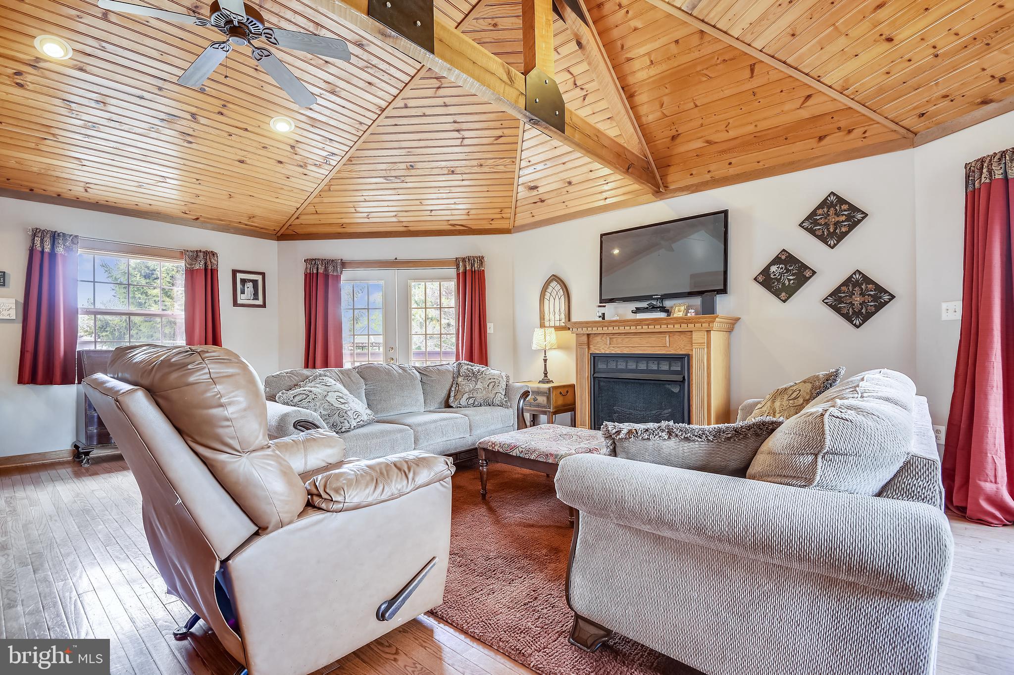 4326 Lineboro Road Manchester, PA 21102 - Photo 6 of 46 Custom Family Room with Gas Fireplace