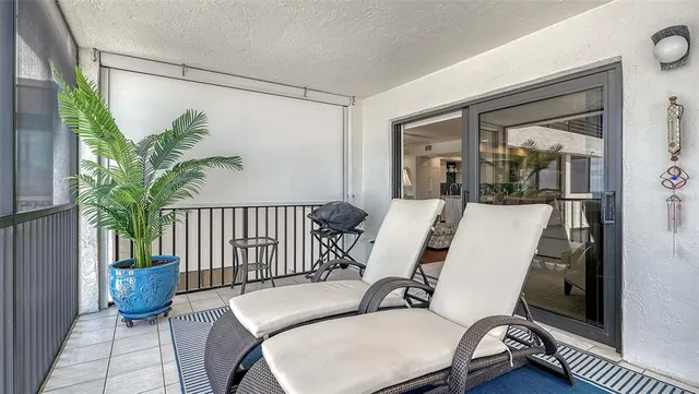 a view of a ocean from a balcony