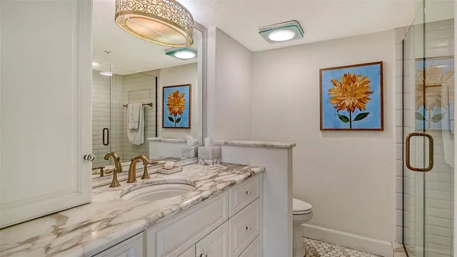 a view of a building with a yard