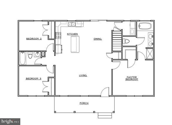 4576 Midland Road Midland, VA 22728 - Photo 39 of 39 main floor floorplan