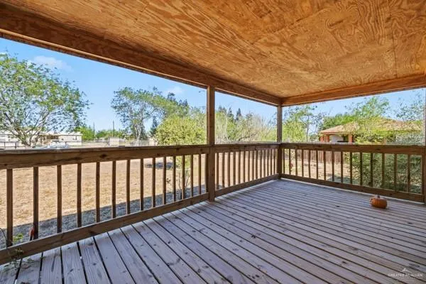a view of wooden deck