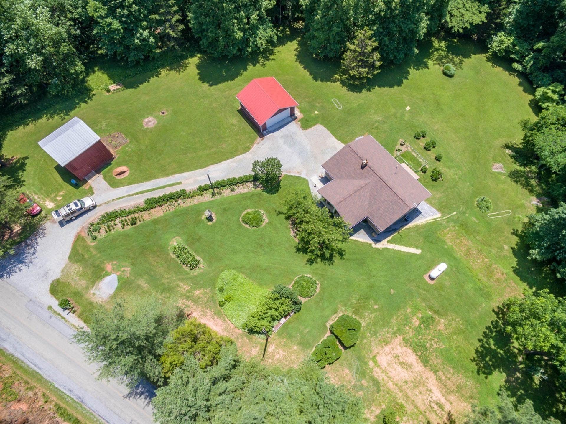 4682 Providence Church Road Ferrum, VA 24088 - Photo 3 of 43 an aerial view of a house