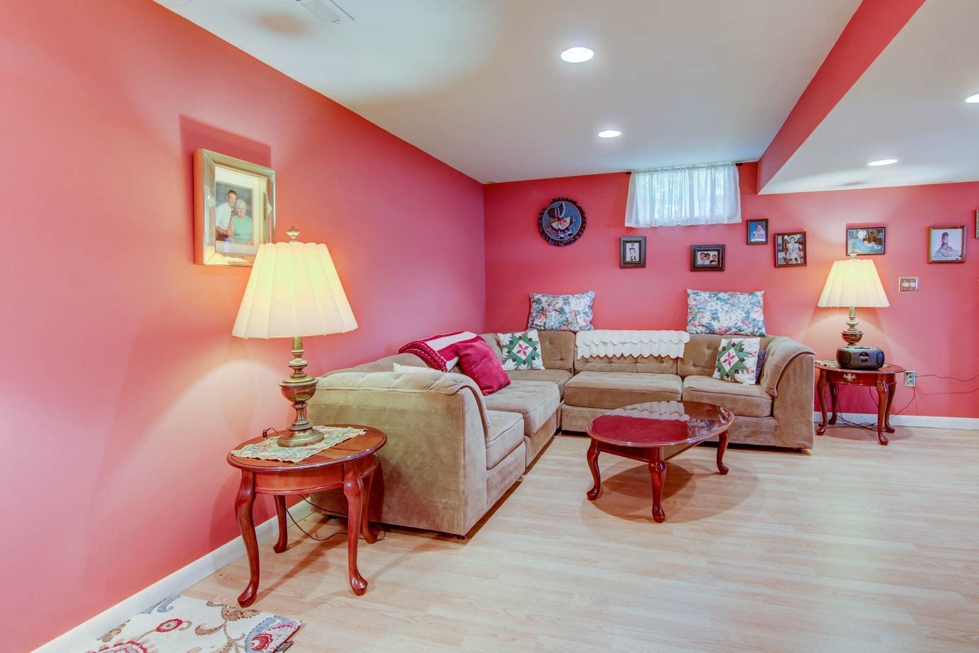 4682 Providence Church Road Ferrum, VA 24088 - Photo 25 of 43 a living room with furniture and a lamp