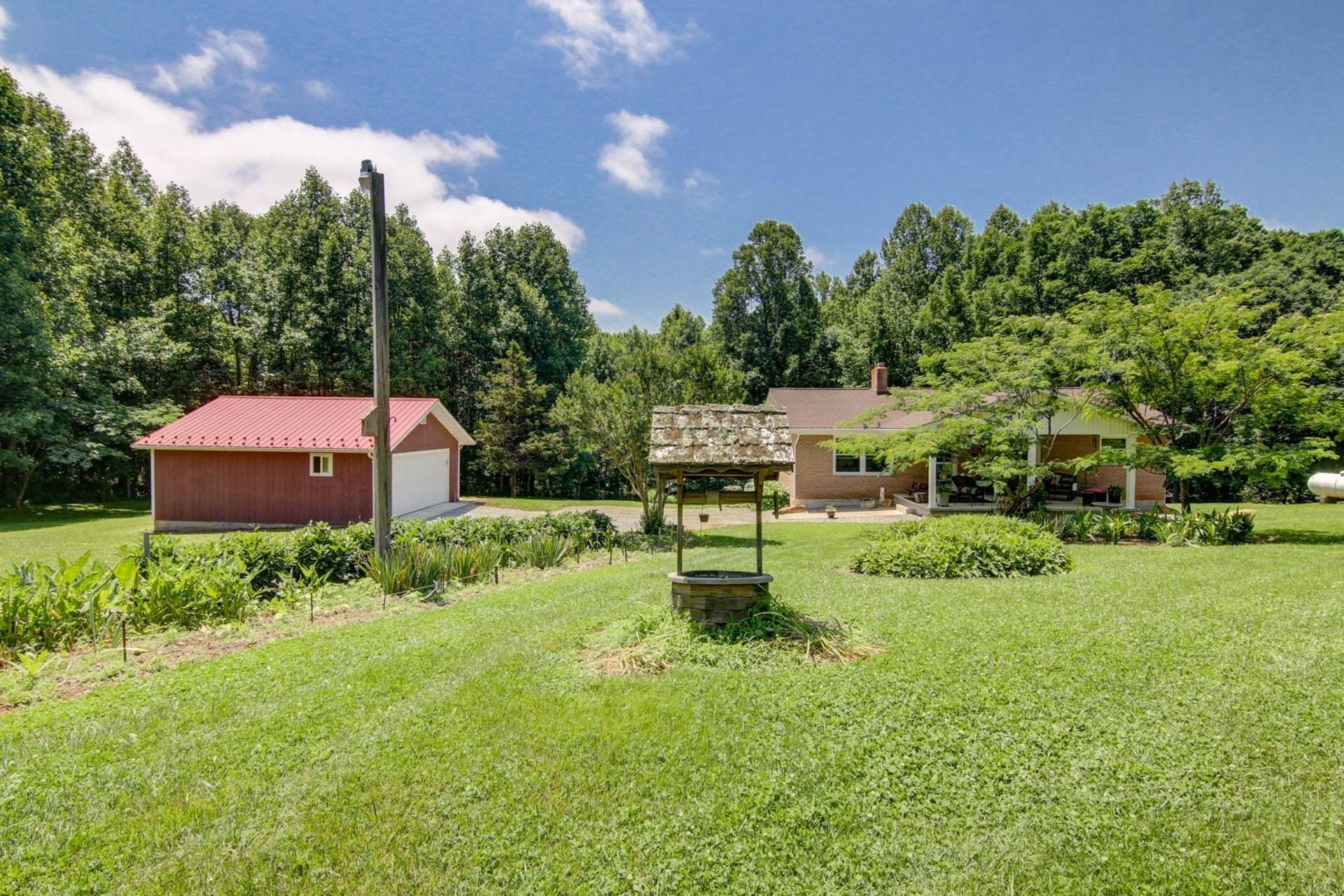 4682 Providence Church Road Ferrum, VA 24088 - Photo 35 of 43 a garden view with a seating space