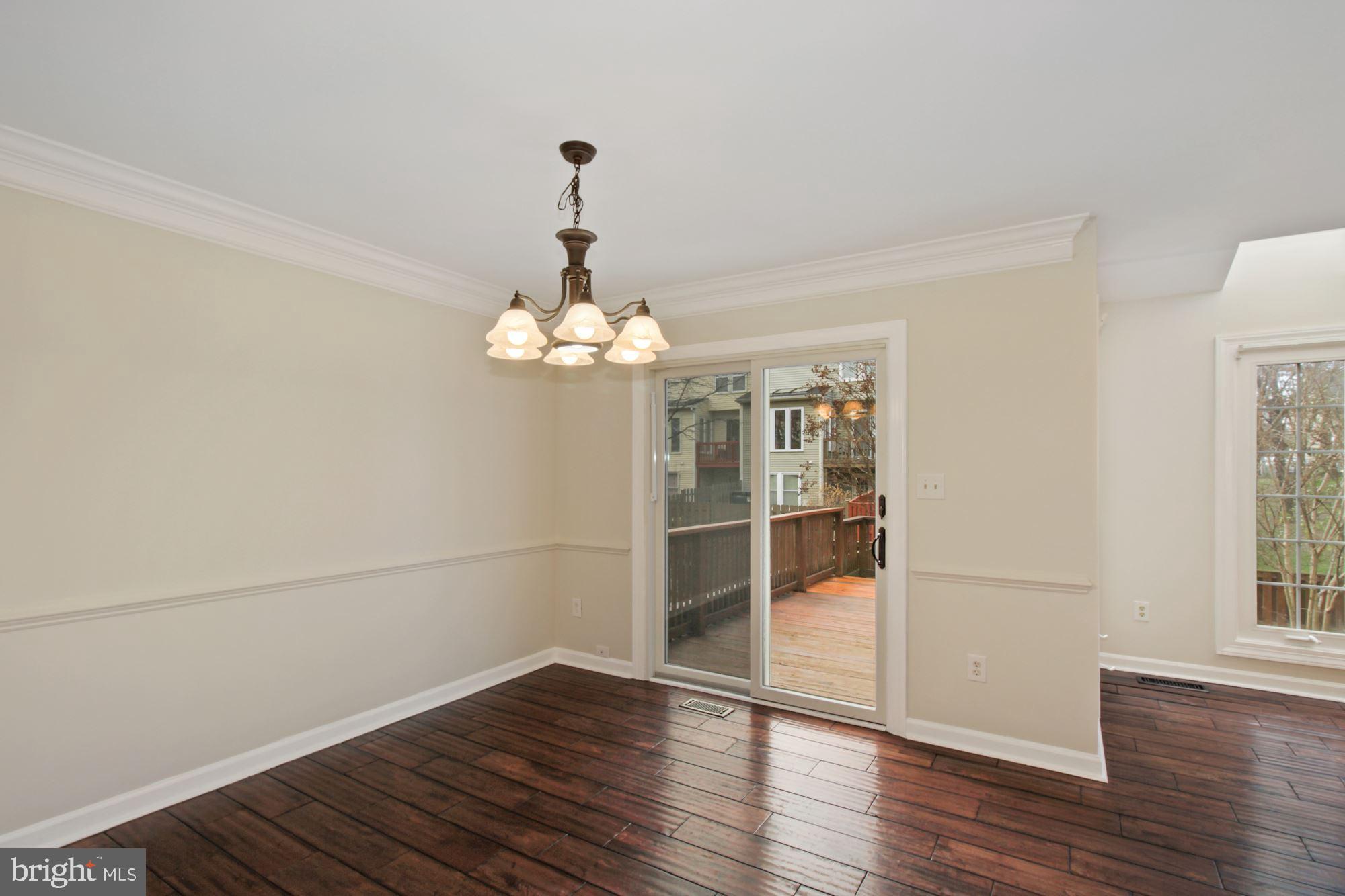 2293 Canteen Circle Odenton, MD 21113 - Photo 10 of 37 Dining Room Sliders to Custome oversize deck