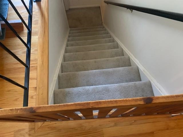 175 Highlands Court Monterey, VA 24465 - Photo 25 of 31 a view of staircase with white walls and a window
