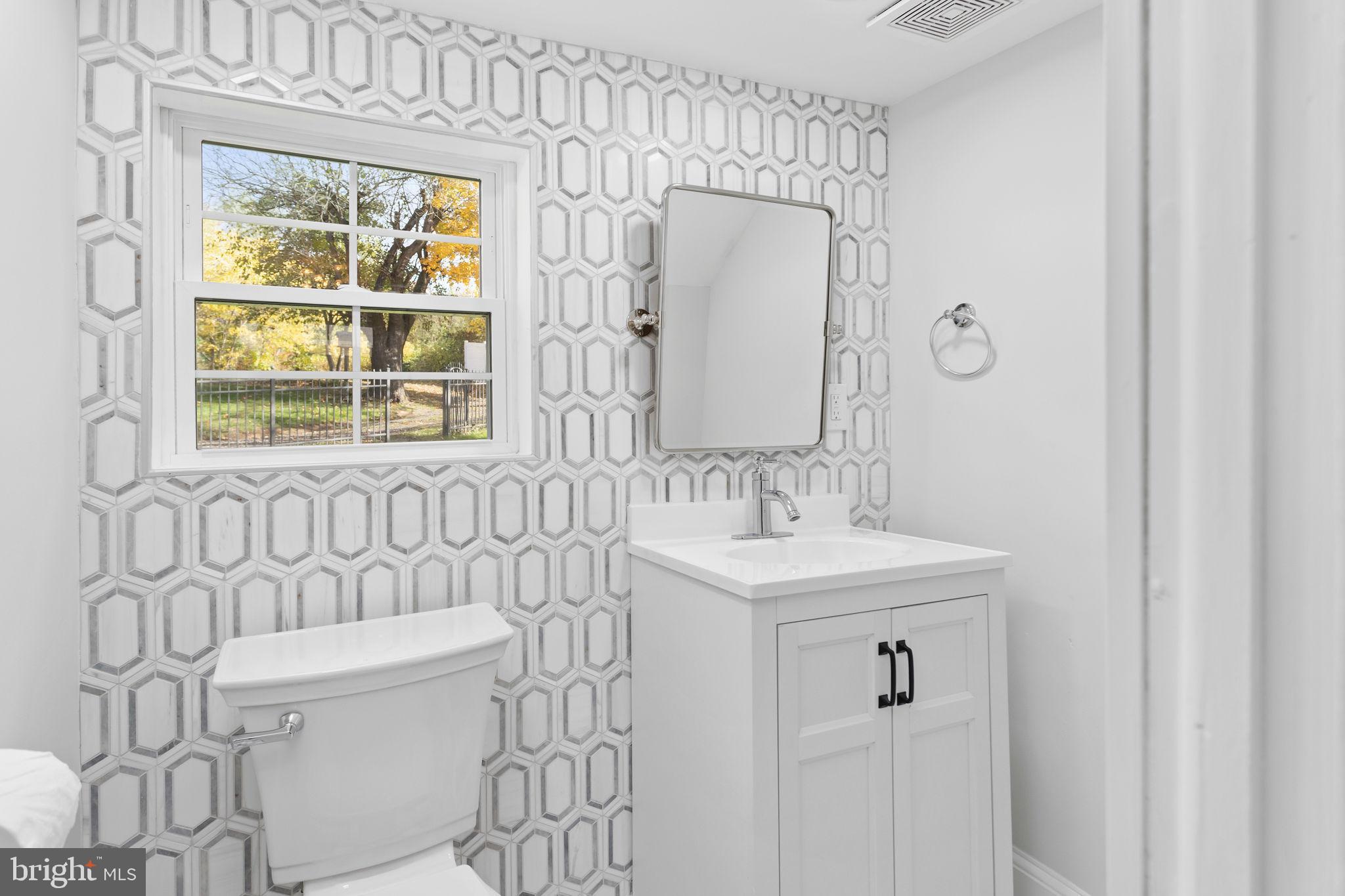 36 Chest-Georgetown Road Columbus, NJ 08022 - Photo 17 of 60 a bathroom with a sink a toilet and a mirror