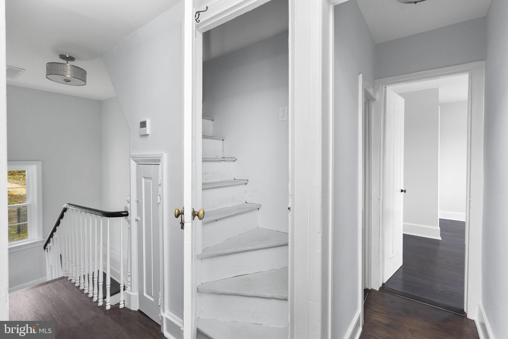 36 Chest-Georgetown Road Columbus, NJ 08022 - Photo 45 of 60 a view of a hallway with wooden floor and staircase