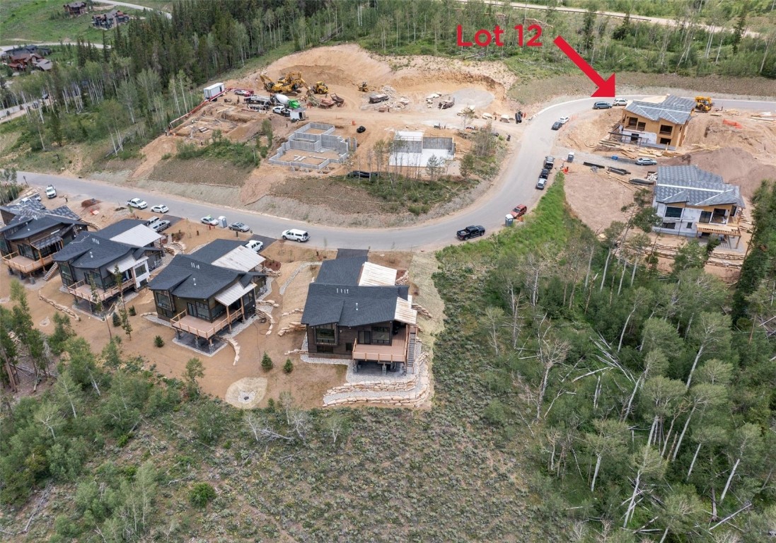 344 Angler Mountain Ranch Road Silverthorne, CO 80498 - Photo 7 of 32 an aerial view of a house with a yard