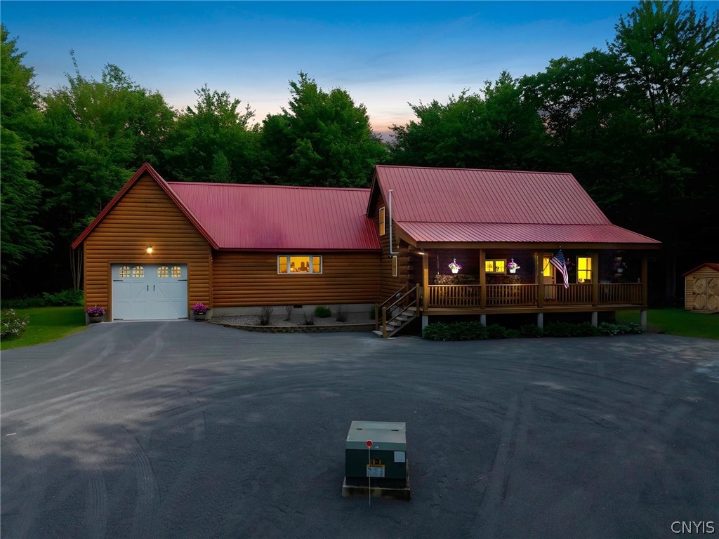 9831 Steam Mill Road Camden, NY 13316 - Photo 2 of 42 Custom-built one-owner log home privately situated