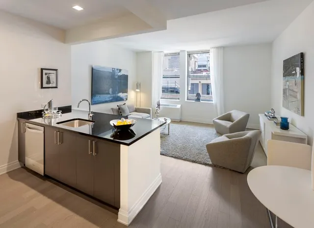 a picture of a bench in front of a door