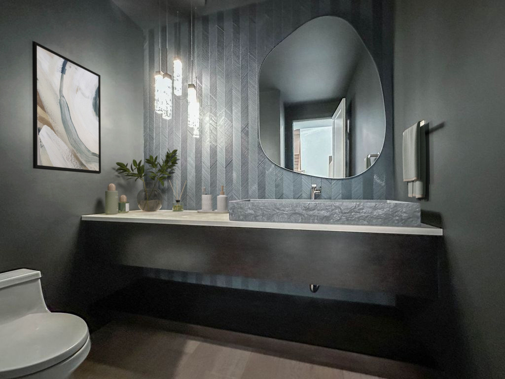 5S504 Radcliff Road Naperville, IL 60563 - Photo 19 of 23 a bathroom with a sink and a mirror