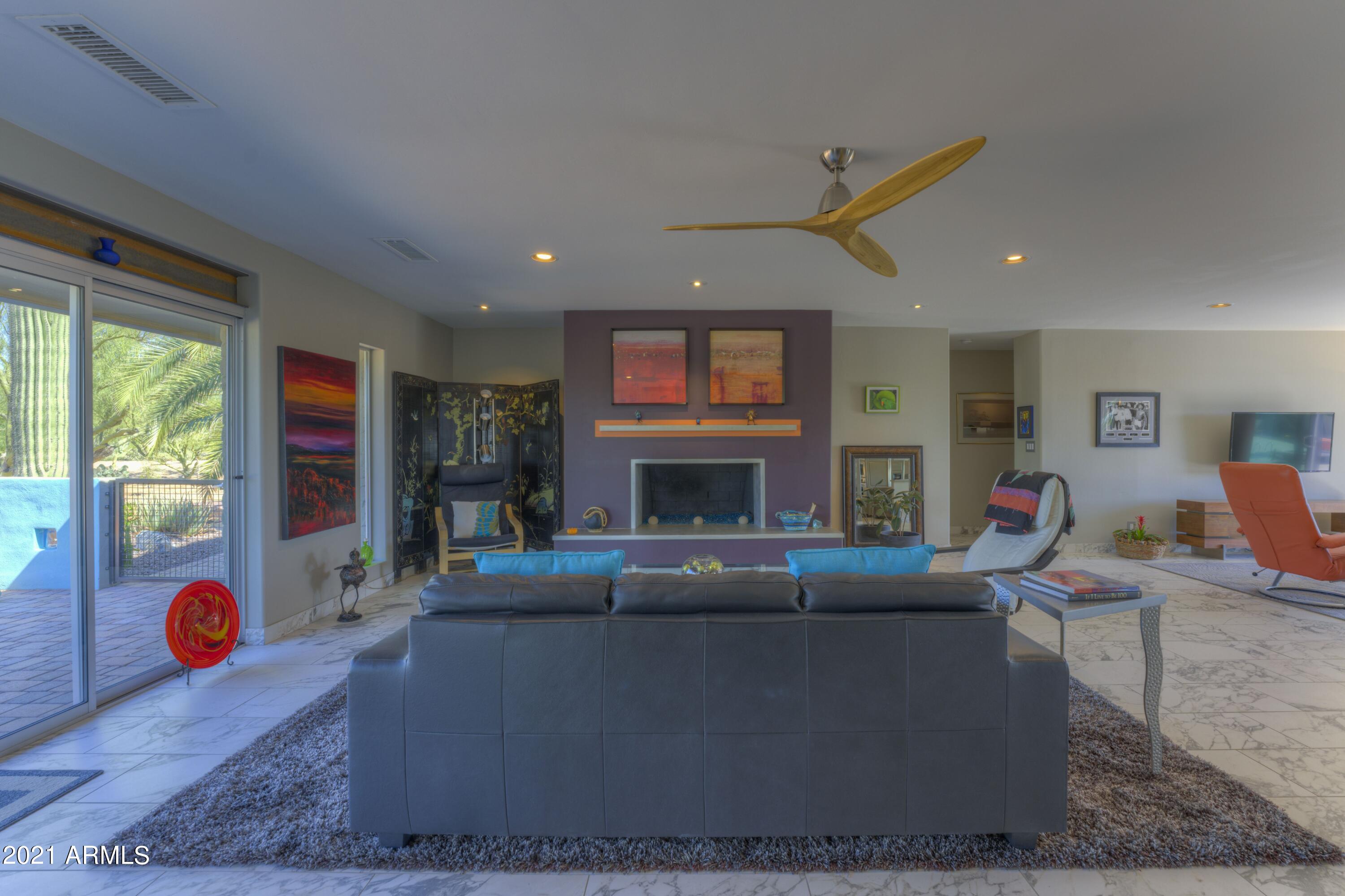 9535 Romping Road Carefree, AZ 85377 - Photo 11 of 61 Fireplace