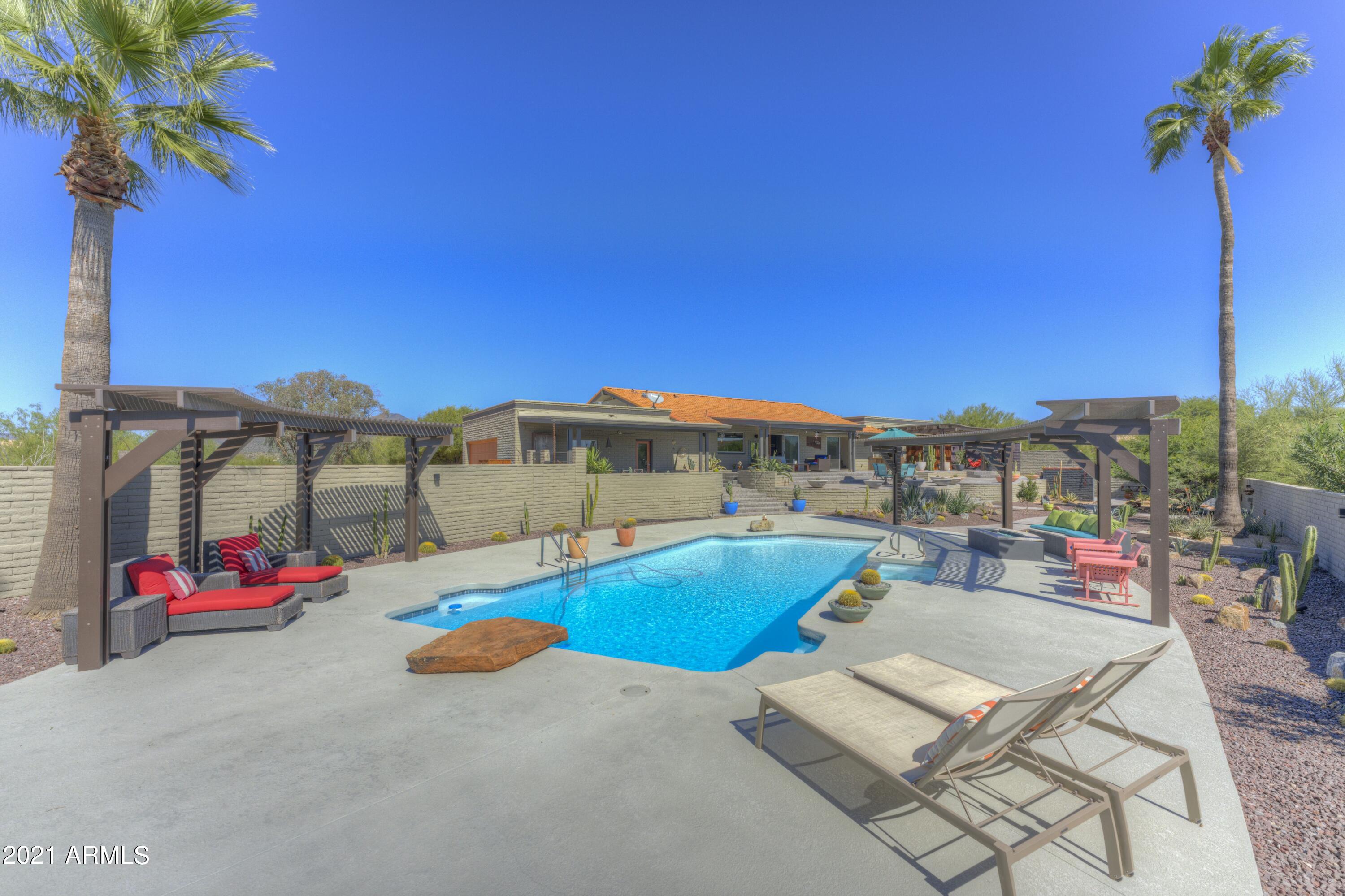 9535 Romping Road Carefree, AZ 85377 - Photo 2 of 61 Pergola shades at pool