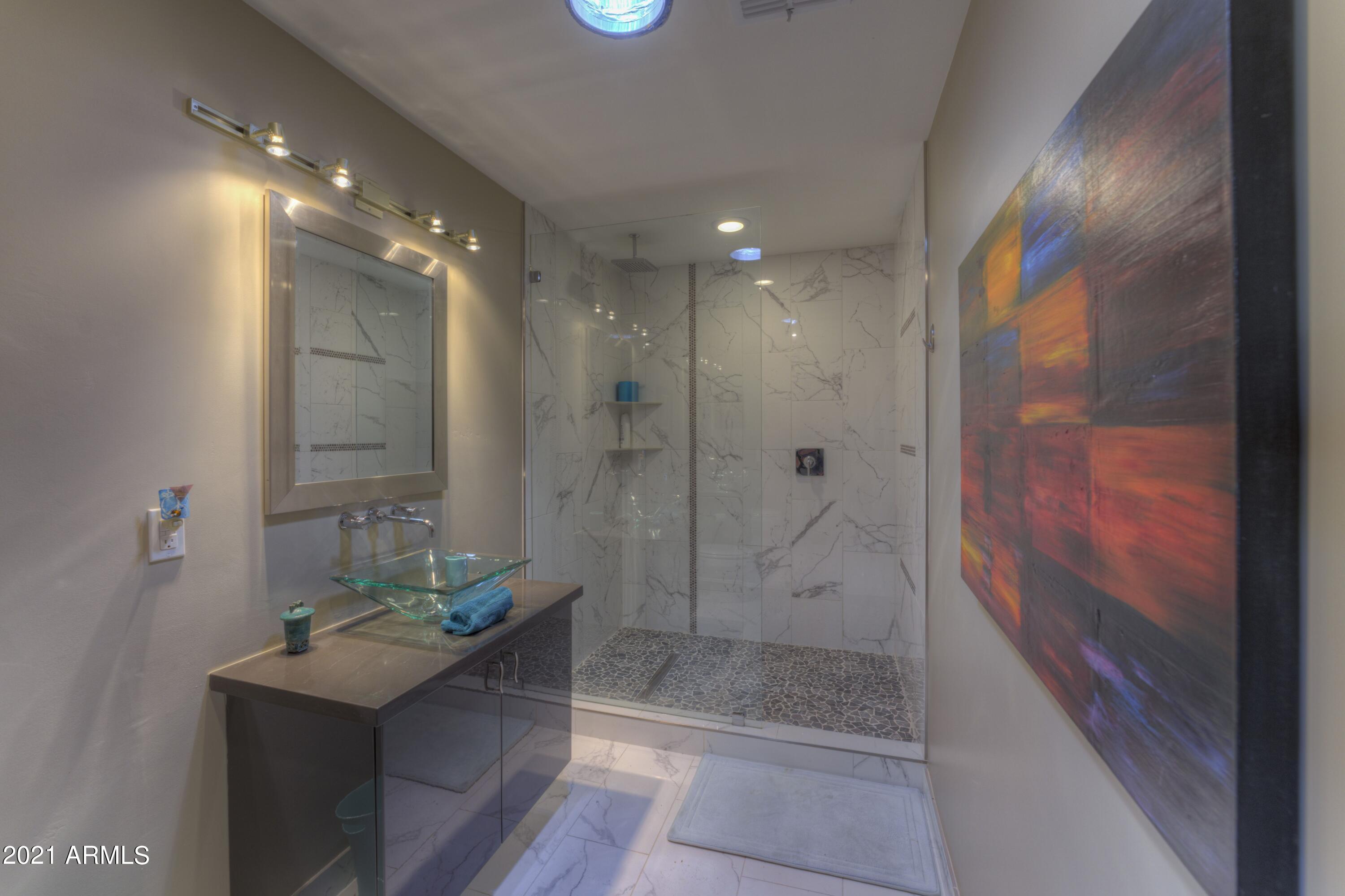 9535 Romping Road Carefree, AZ 85377 - Photo 33 of 61 Updated guest bath