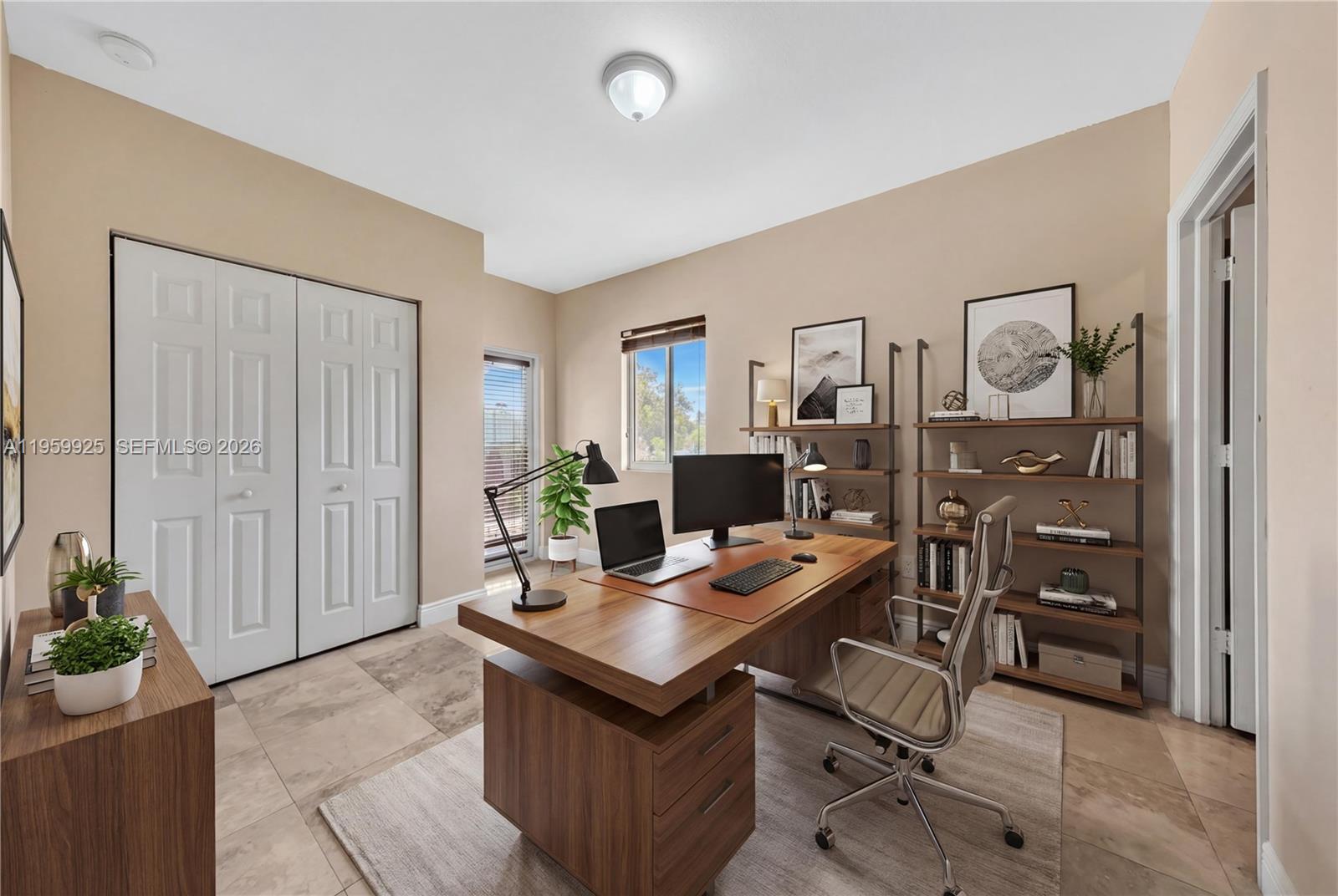 4025 Southwest 10th Street Miami, FL 33134 - Photo 11 of 41 a view of a workspace with furniture