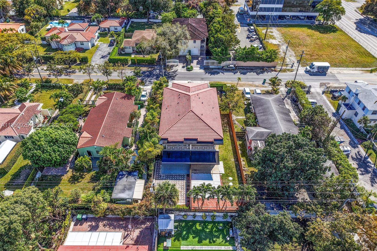4025 Southwest 10th Street Miami, FL 33134 - Photo 41 of 41 an aerial view of residential houses with outdoor space