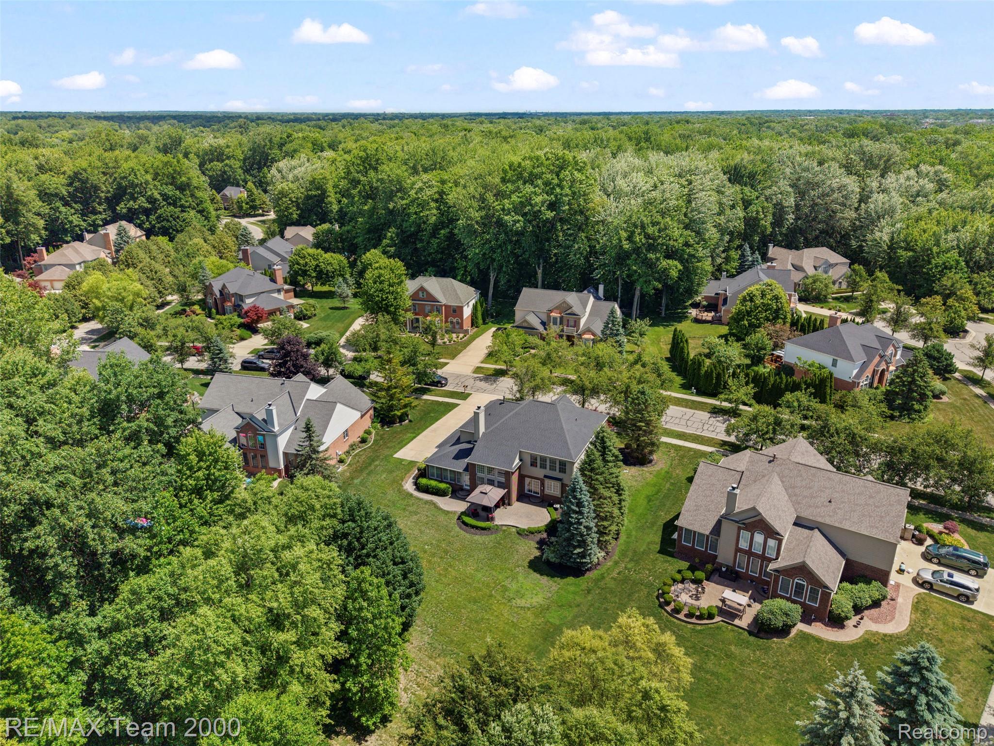 1248 Lasalle Road Canton, MI 48187 - Photo 63 of 67 Expansive residential area featuring numerous properties set among mature trees