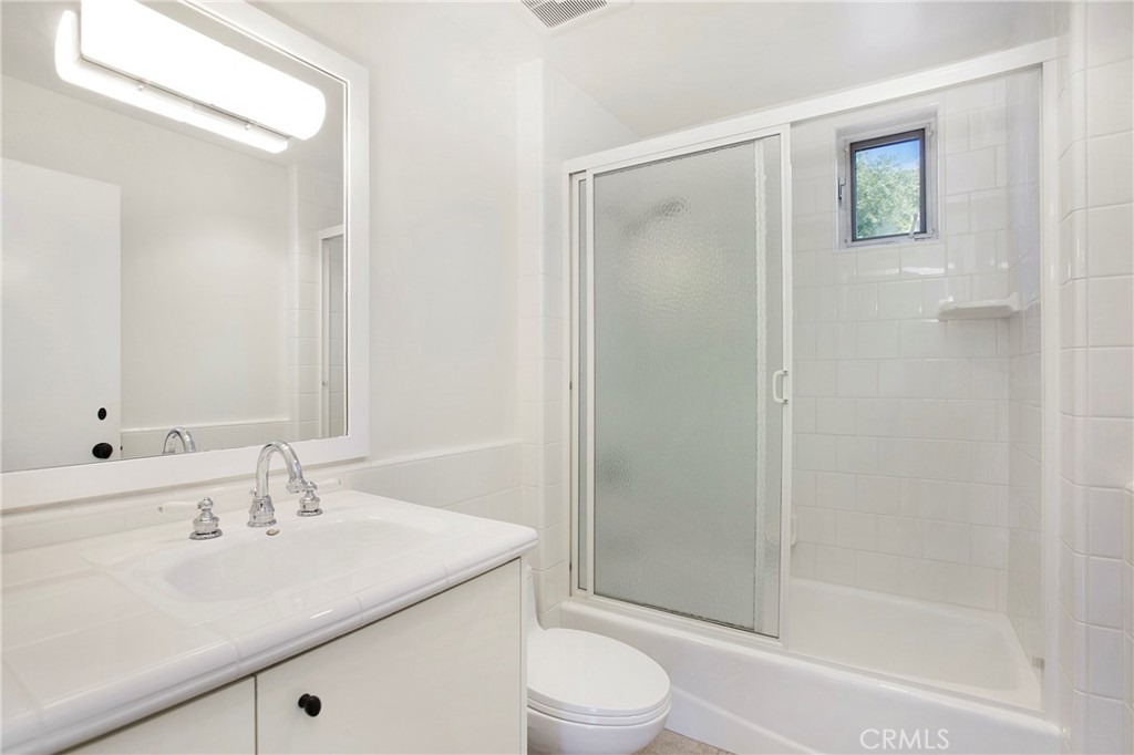 28100 Modjeska Canyon Road Silverado, CA 92676 - Photo 16 of 30 a bathroom with a sink a toilet and shower