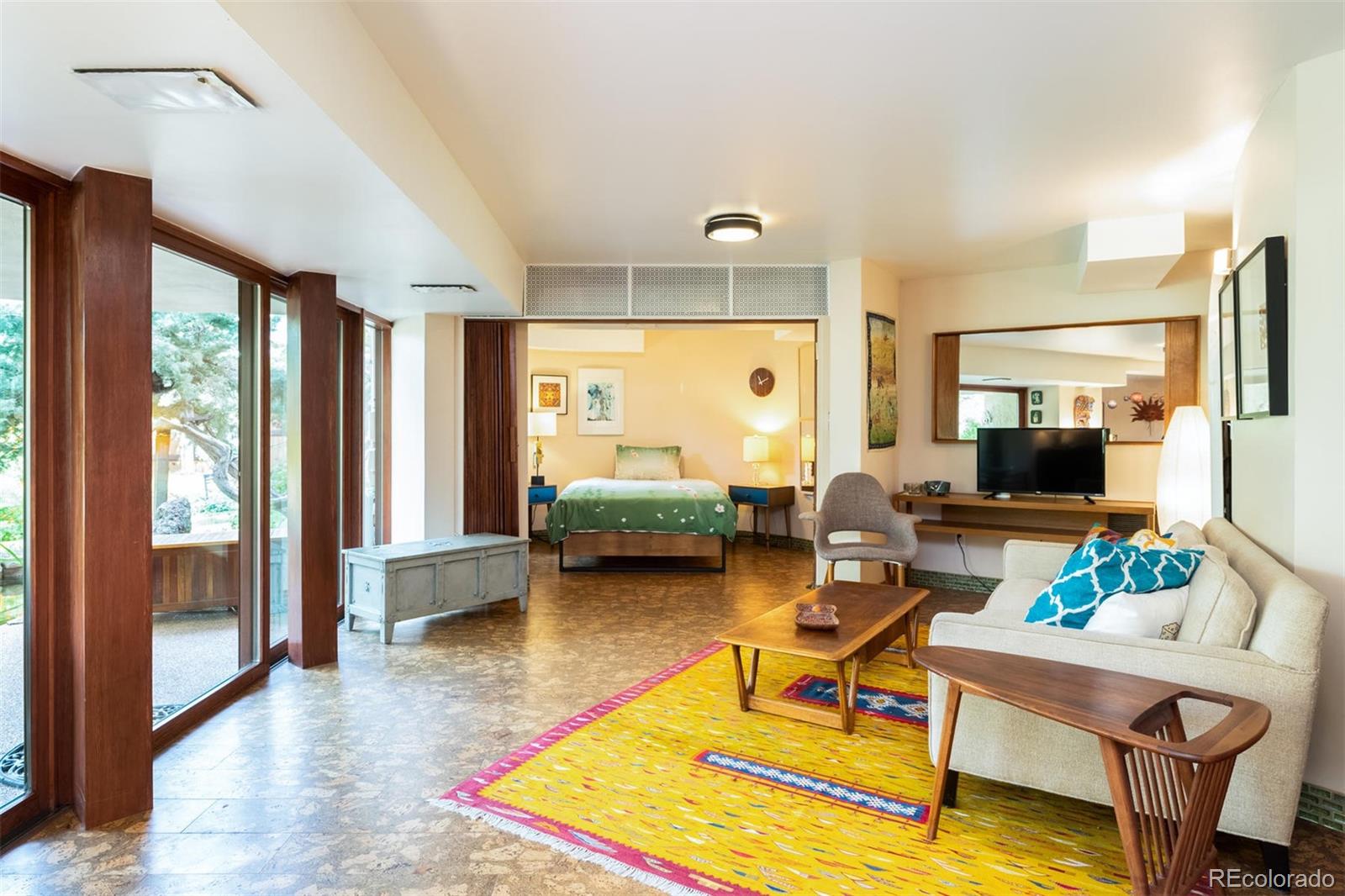 415 Drake Street Boulder, CO 80305 - Photo 35 of 40 a living room with furniture and a large window