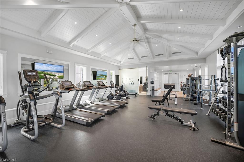 185 15th Street South Naples, FL 34102 - Photo 46 of 49 a view of a room with gym equipment