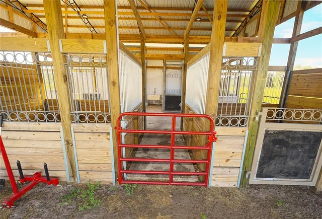 a view of a door with an outdoor space