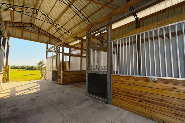 a view of a door and a window