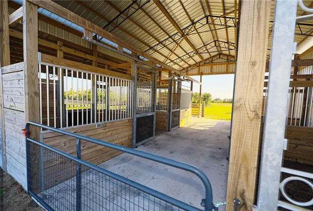 a view of a glass door with glass windows