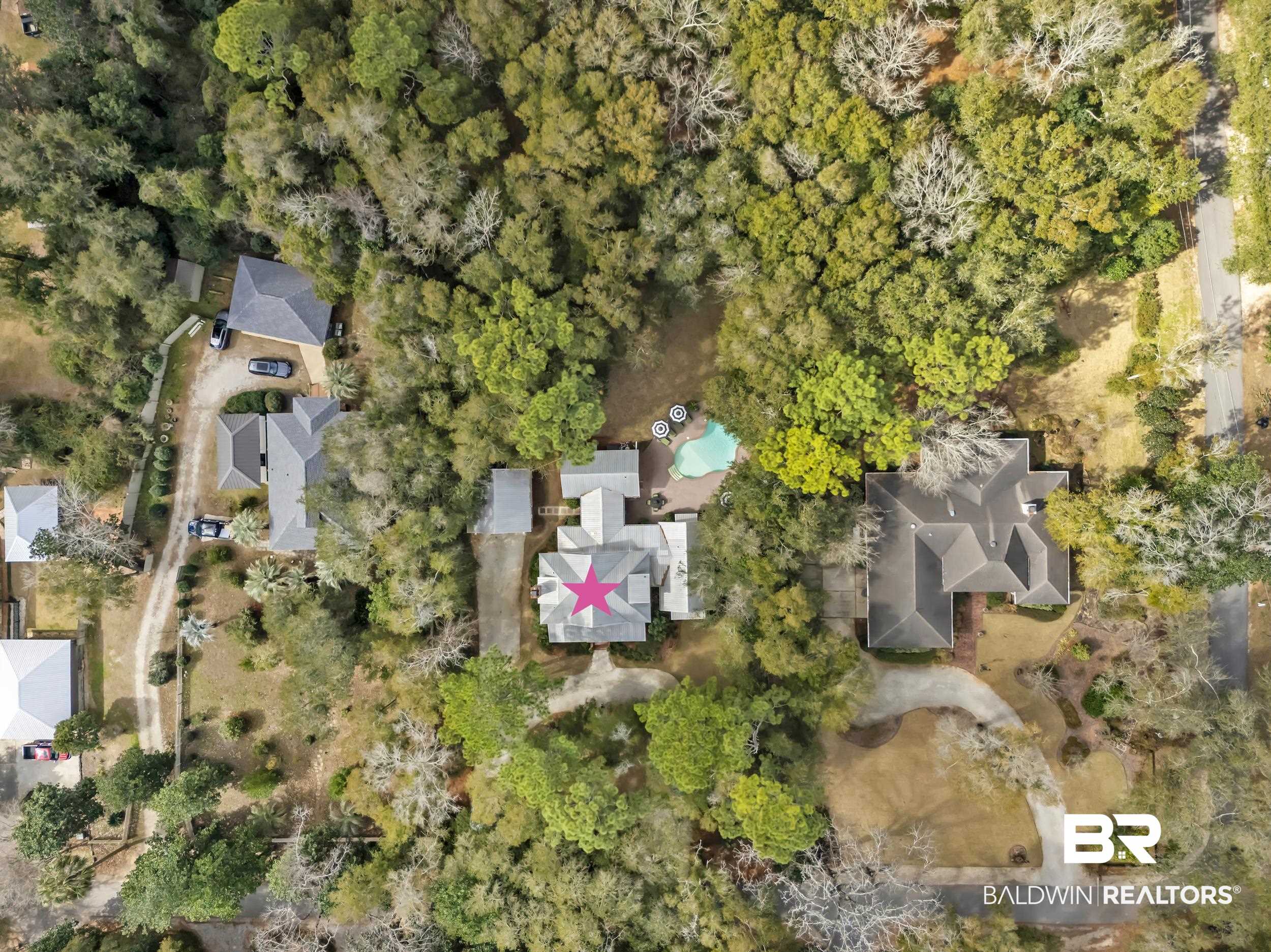 12161 Jessamine Street Magnolia Springs, AL 36555 - Photo 68 of 70 Aerial view