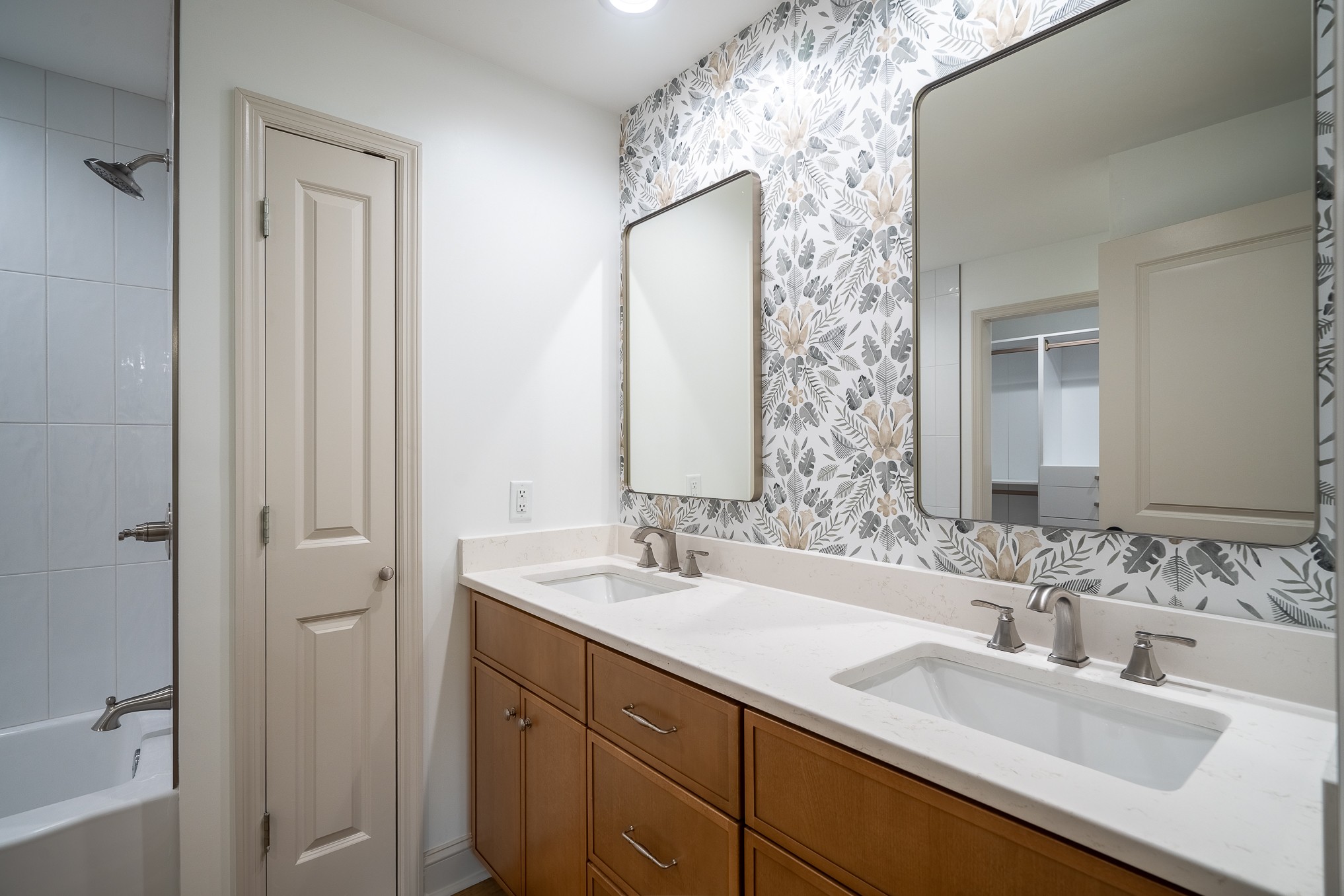 26 Barns Road Leoma, TN 38468 - Photo 37 of 55 a bathroom with 2 sink and a mirror