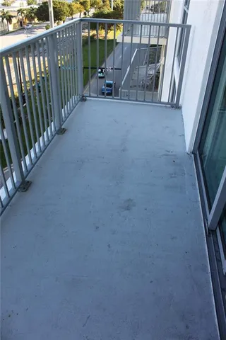 a view of balcony and deck