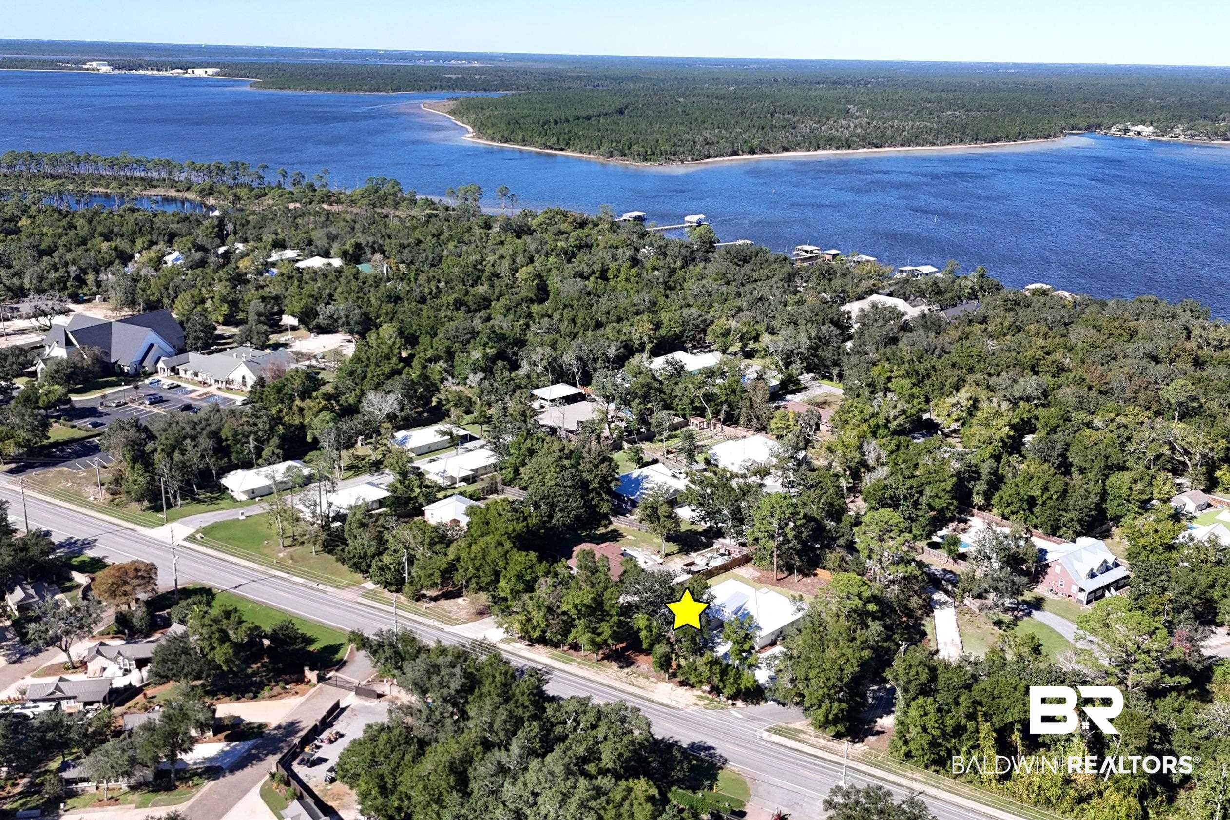 28889 Canal Road Orange Beach, AL 36561 - Photo 50 of 55 Drone / aerial view featuring a water view