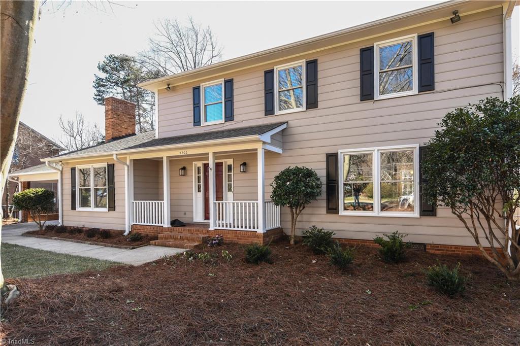 3703 Pinetop Road Greensboro, NC 27410 - Photo 2 of 30 Newly landscaped front yard.