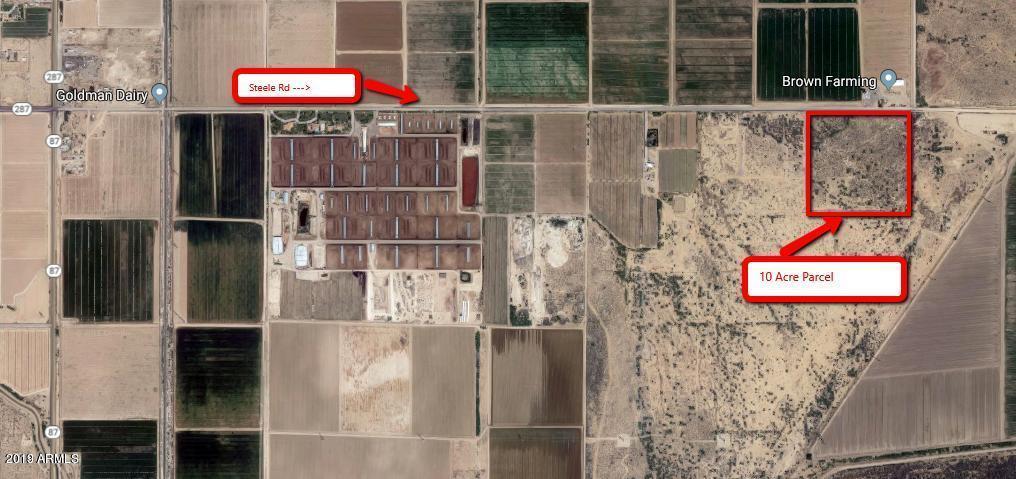 0 East Steele Road Coolidge, AZ 85128 - Photo 3 of 6 aerial image