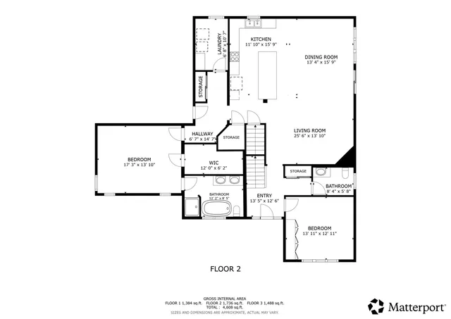 a balcony with trees