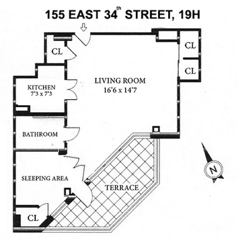 $620,000 | 155 East 34th Street, Unit 19H | Murray Hill