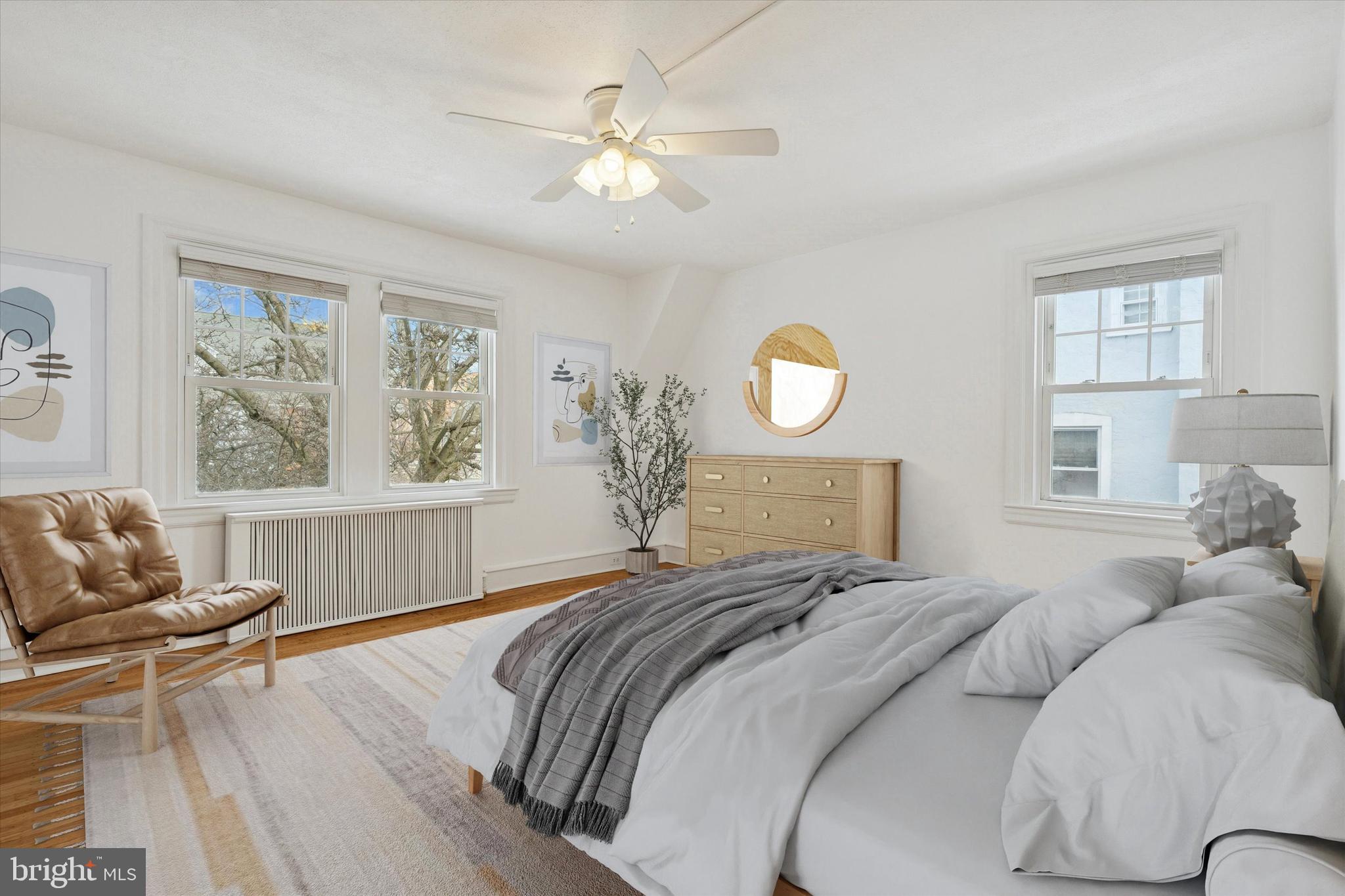 226 Upland Road Merion Station, PA 19066 - Photo 21 of 30 a bedroom with a bed and window