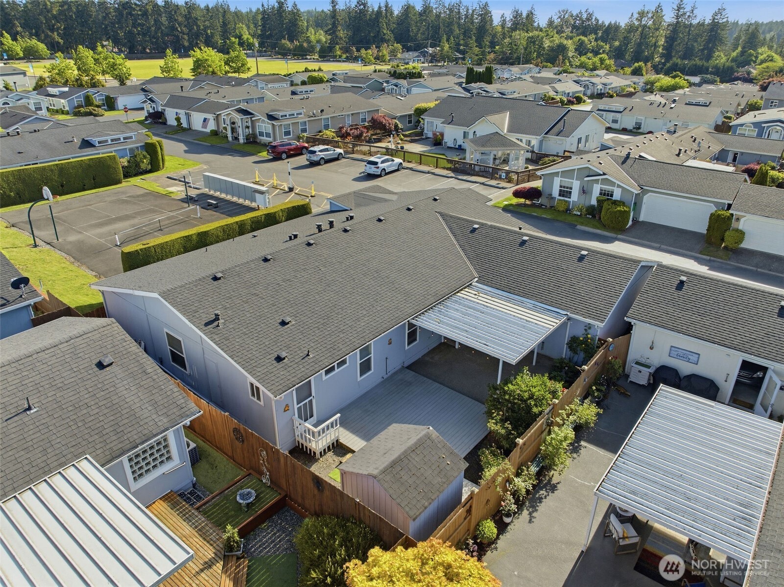 24036 222nd Avenue Southeast Maple Valley, WA 98038 - Photo 30 of 37 an aerial view of a houses with outdoor space