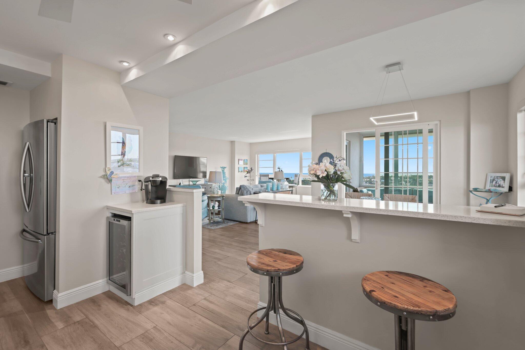 50 E Road, Unit 12J Delray Beach, FL 33483 - Photo 19 of 43 Open Concept Kitchen