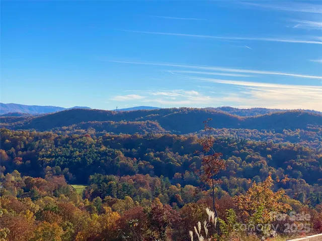 a view of city and mountain