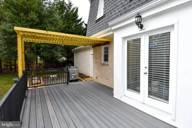a view of a roof deck