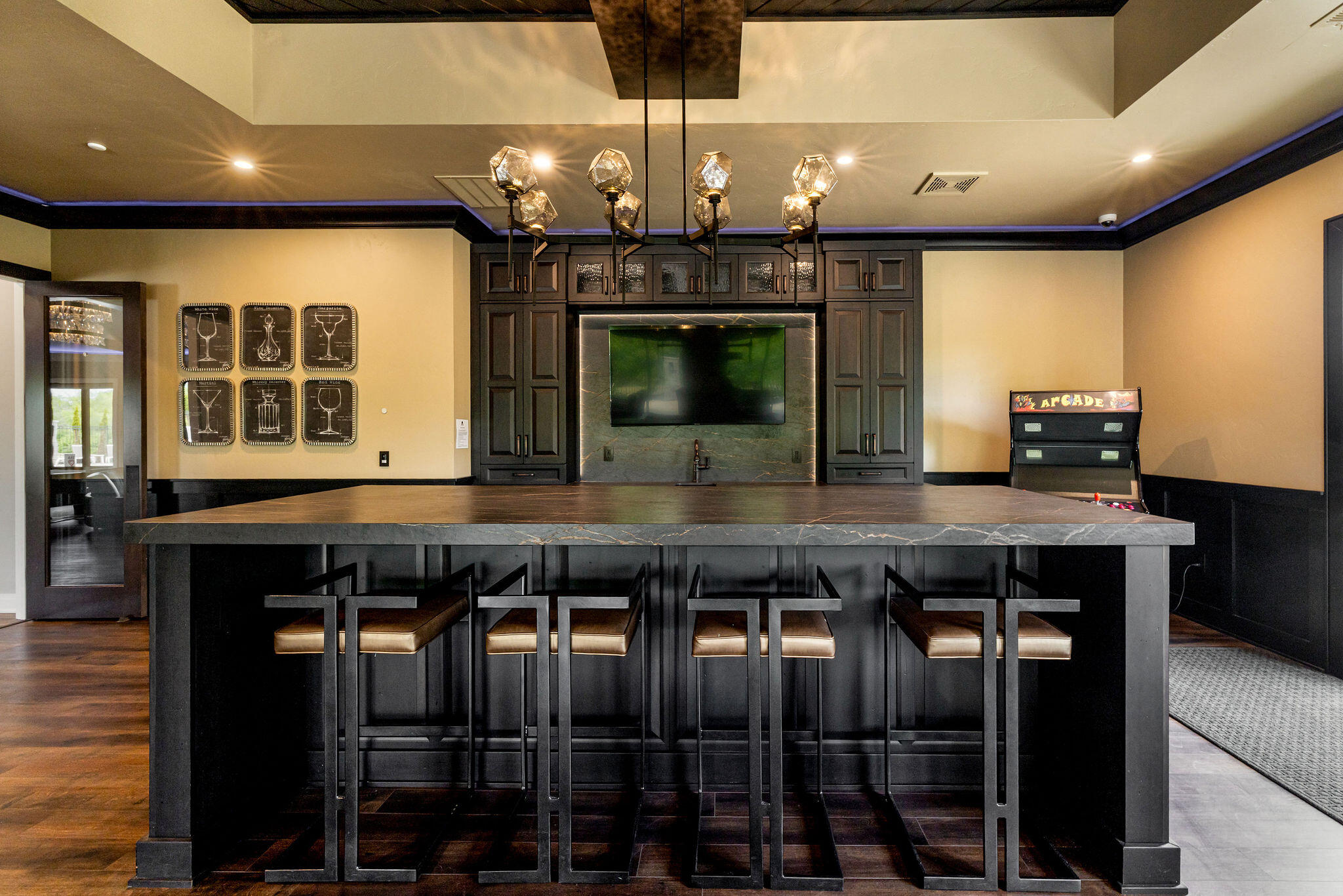7970 West Stone Rdg Drive, Unit 851 Lannon, WI 53046 - Photo 46 of 49 Billiard Room and Bar Area