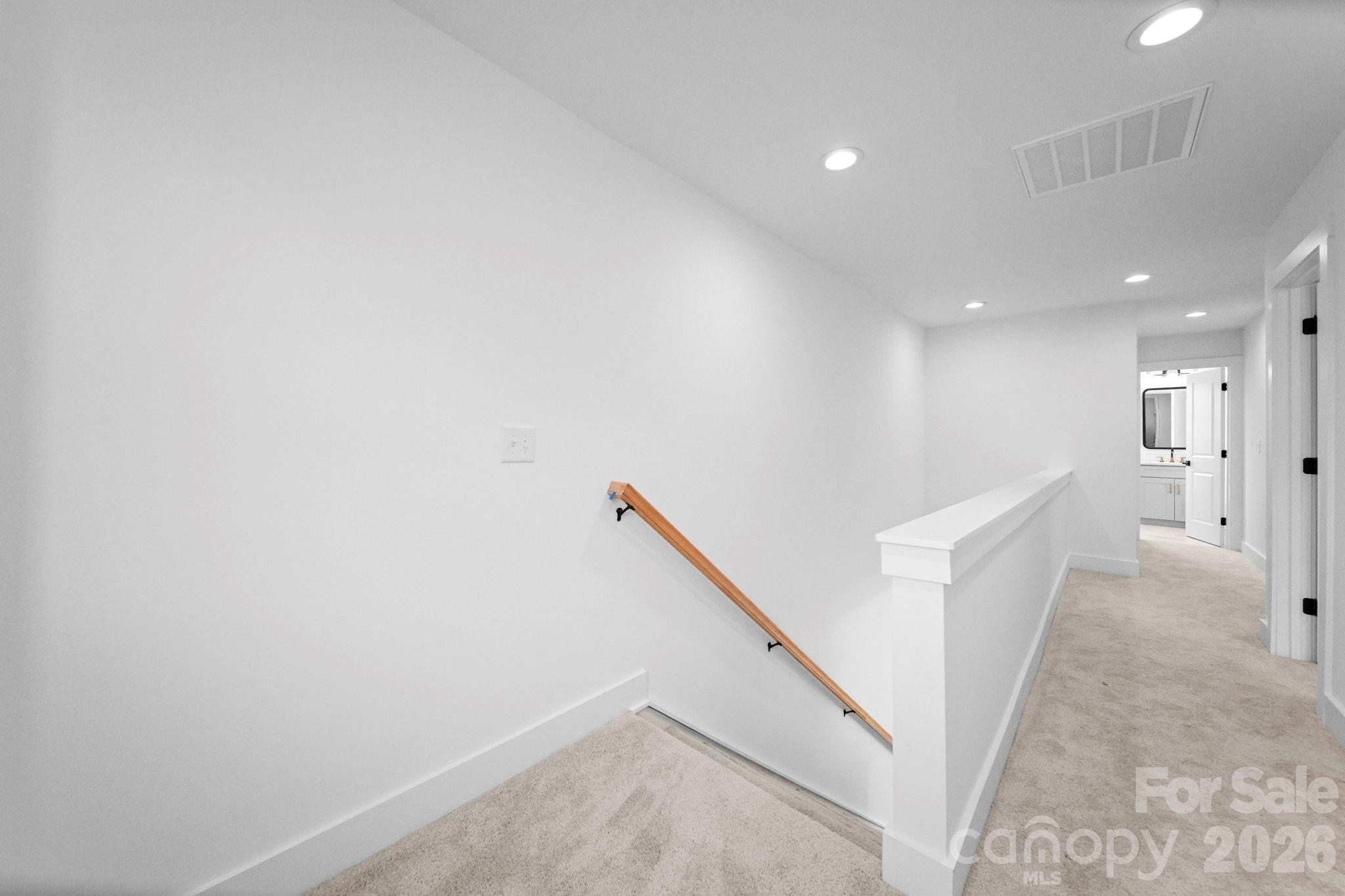 1220 Morven Road Wadesboro, NC 28170 - Photo 8 of 17 a view of hallway with stairs