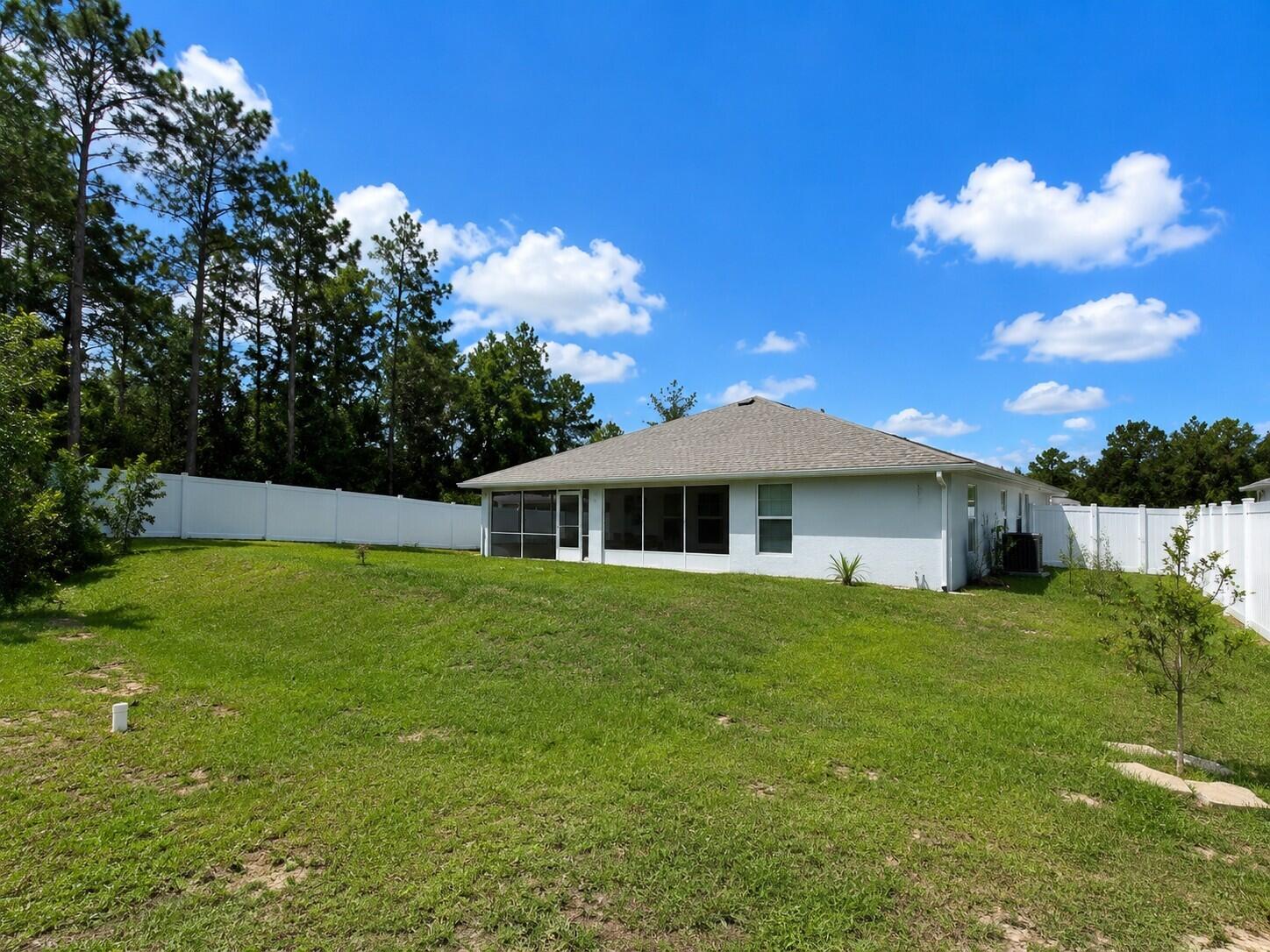 15329 Southwest 65th Ter Road Ocala, FL 34473 - Photo 27 of 28 Backyard has 6' Vinyl Fence with 2 Gates