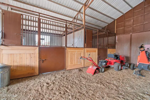 a view of a wooden door of a house