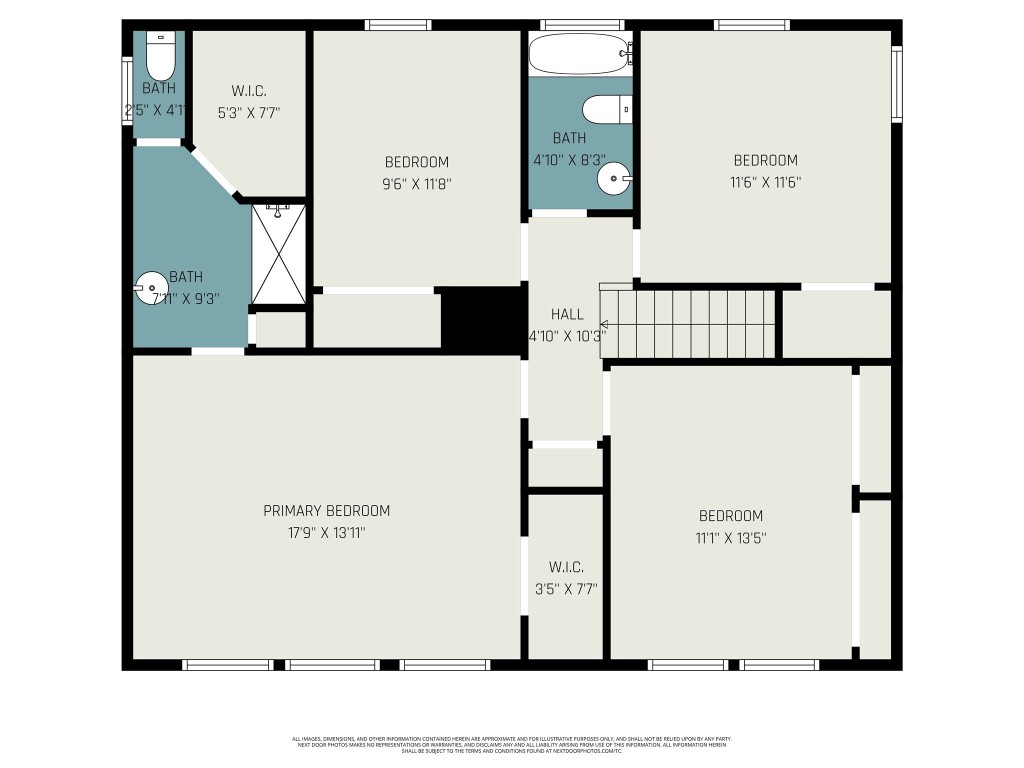 4306 Stallion Brook Lane Spring, TX 77388 - Photo 36 of 36 Second floor floor plan